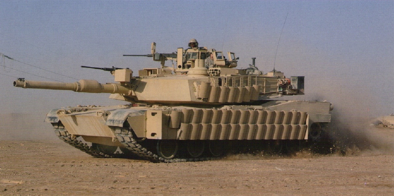 M1 Abrams with M32 ERA plates of ARAT-2