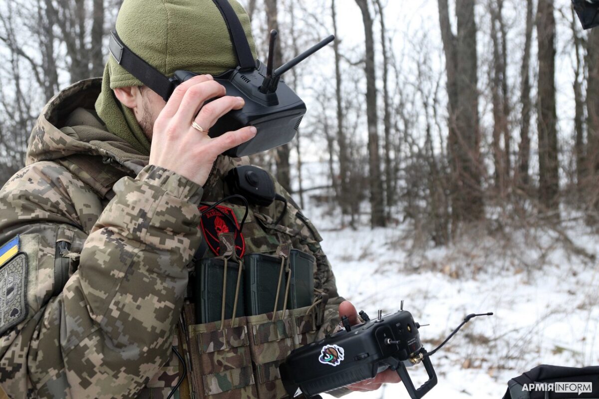 An FPV drone operator of the Armed Forces of Ukraine