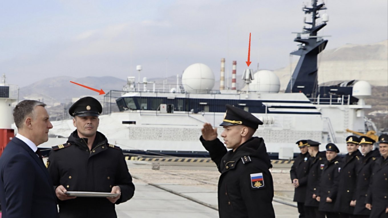 russia Adds EW, Cages to Protect Ship from Ukrainian Drones - But Will It Survive Real Strike, and What Is It Trying to Hide?