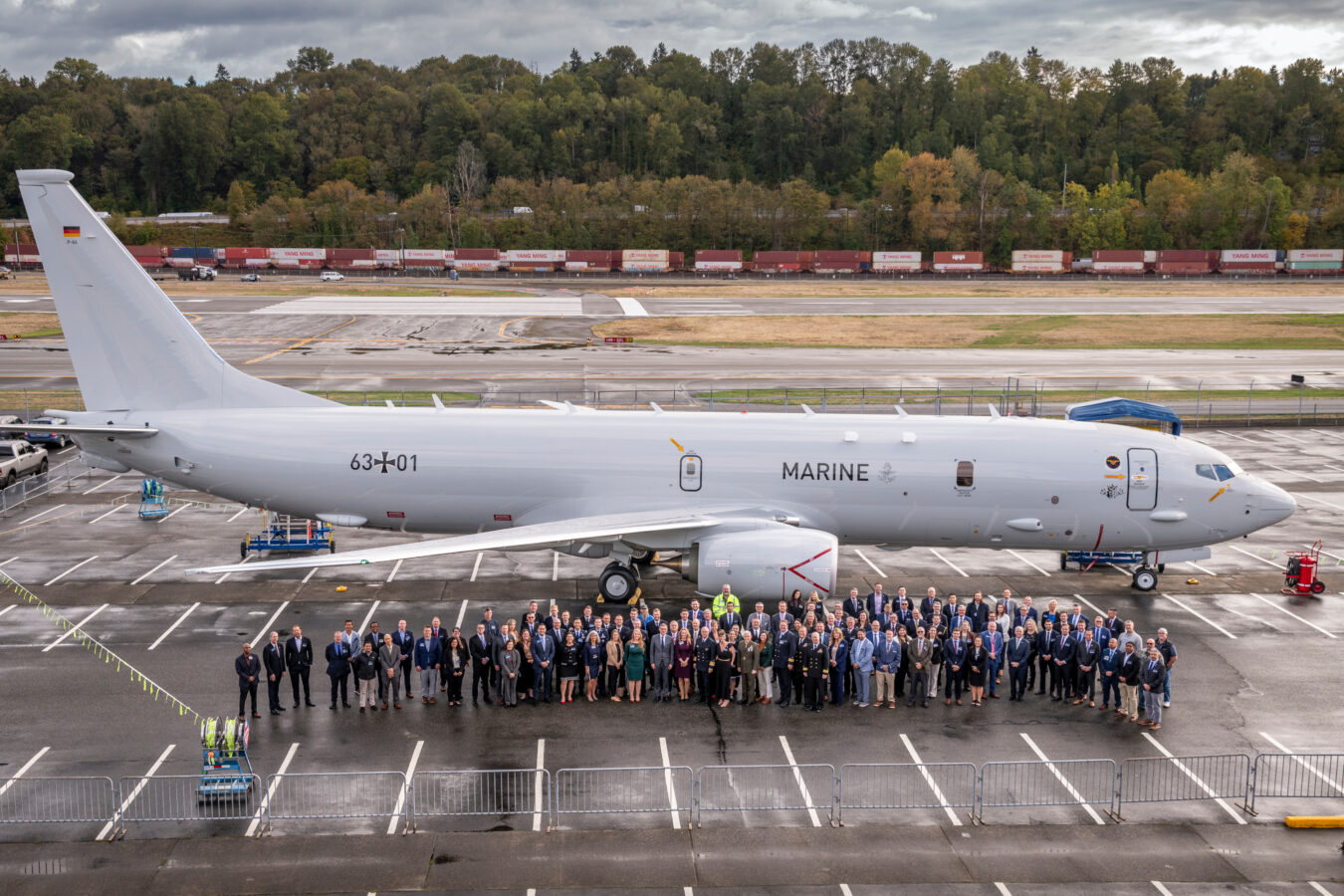 Germany’s first P-8A Poseidon during handover in Seattle, U.S.