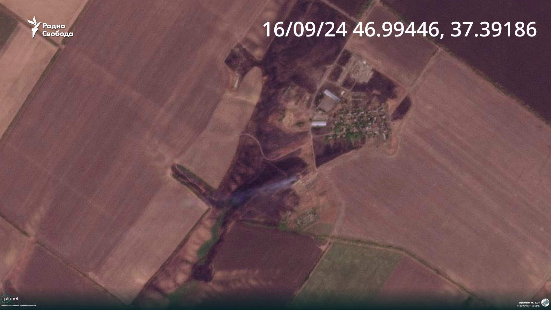 First Satellite Images of Destroyed russian Depots Near Temporarily Occupied Mariupol Appeared, Defense Express