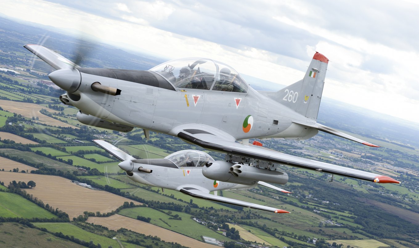 Pilatus PC-9 of the Irish Air Corps