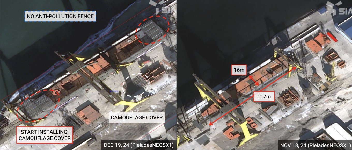 Experts debate true capabilities of Pyongyang’s latest warships Defense Express North Korea Constructs Another Large Military Vessel: Satellite Imagery Analysis