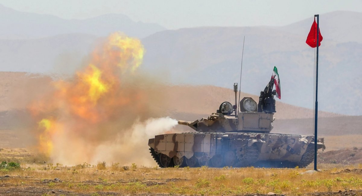 iranian T-72S Shilden tank
