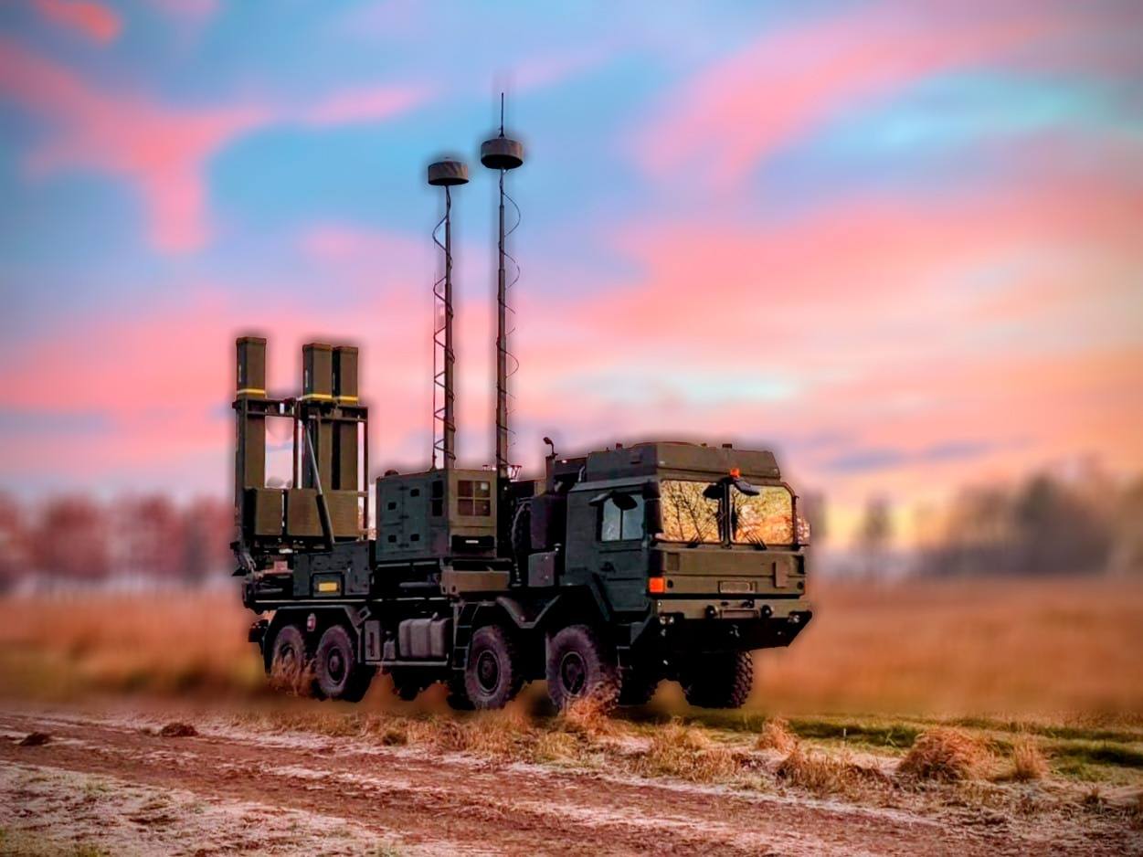 Iris-T SLM launcher in Armed Forces of Ukraine service