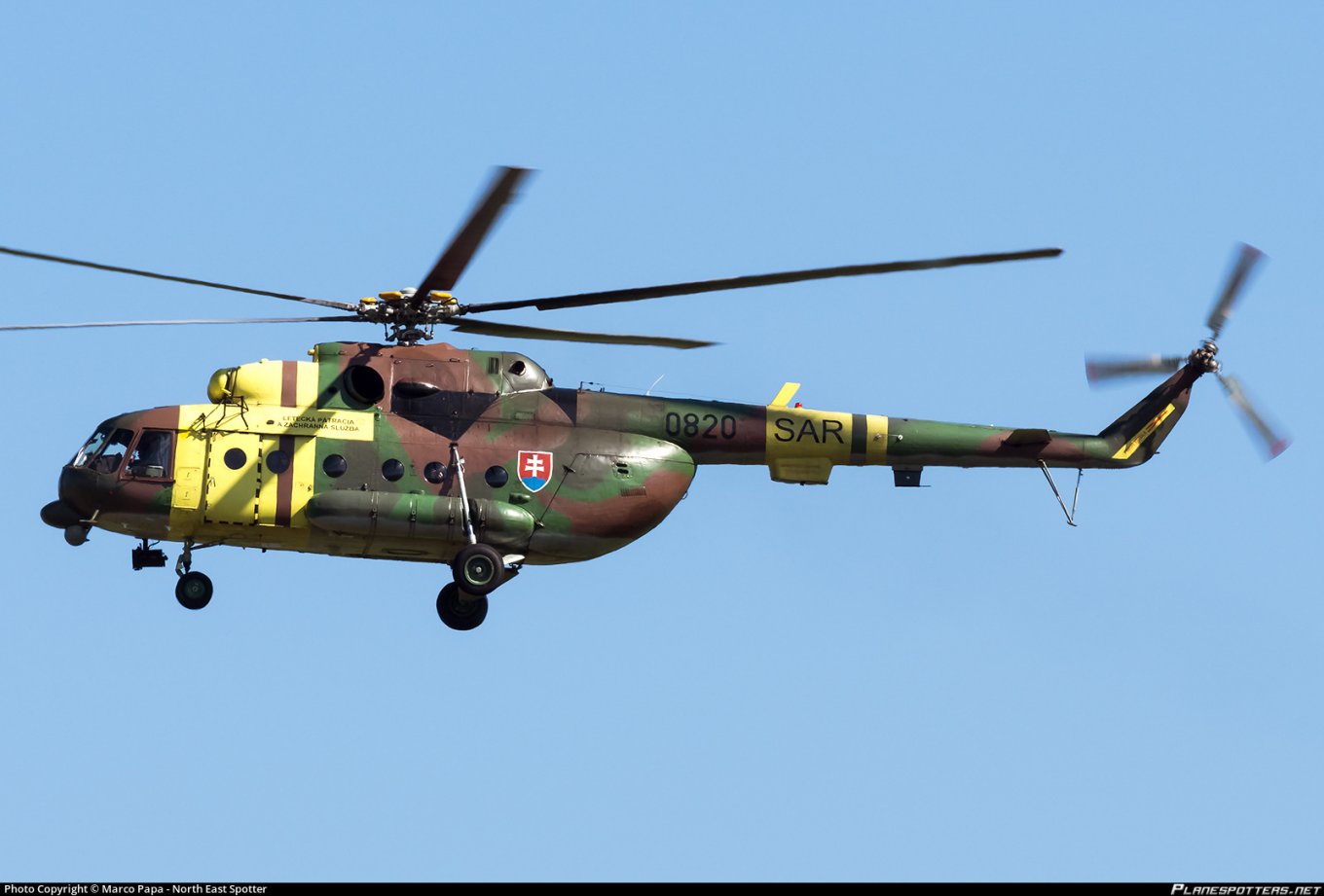 Eslováquia doa helicópteros Mi-17 e Mi-2 para a Ucrânia » Força Aérea