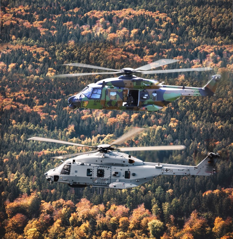 NH90 helicopters / Photo credit: NH Industries