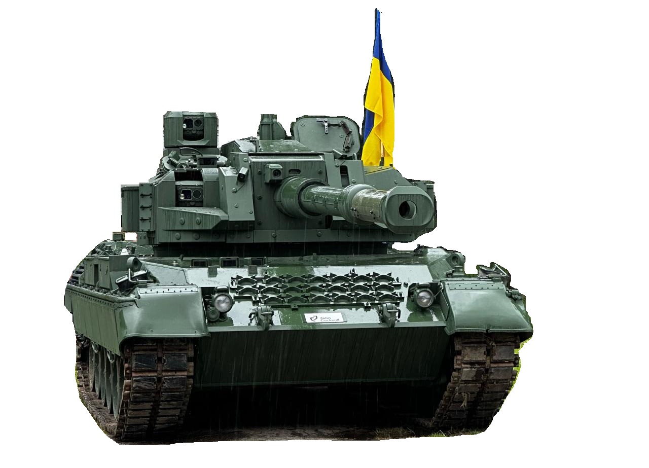 Ukraine Uses Leopard 1A5 as Makeshift Artillery with 12 km Range, Could Reach 18 km with New Turret, Defense Express