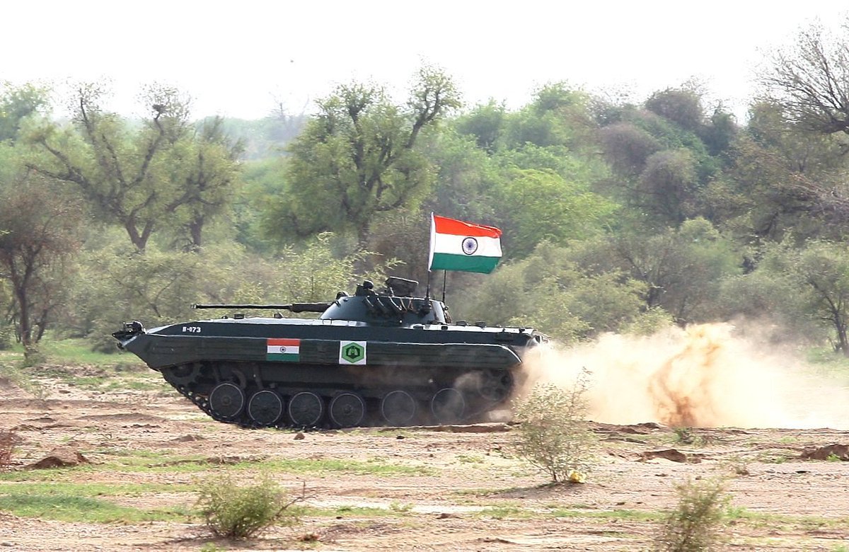 Defence Express / BMP-2 infantry fighting vehicle in service with Indian Army/ Photo credit: Indian Army