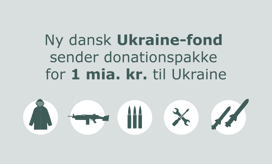 Danish military aid and non-lethal equipment assistance to Ukraine in the new package