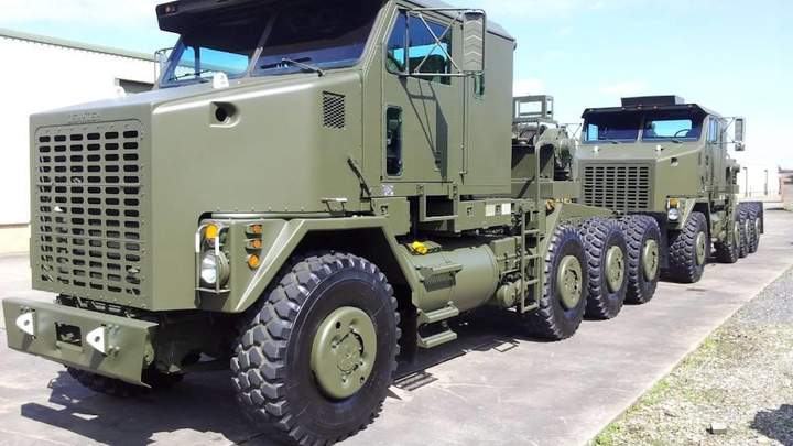 Oshkosh M1070 tank transporter tractor, Germany Delivers a New Military Aid Package to Ukraine Including IRIS-T Missiles, Dingo Armored Vehicles, Oshkosh Tractors and Others, Defense Express