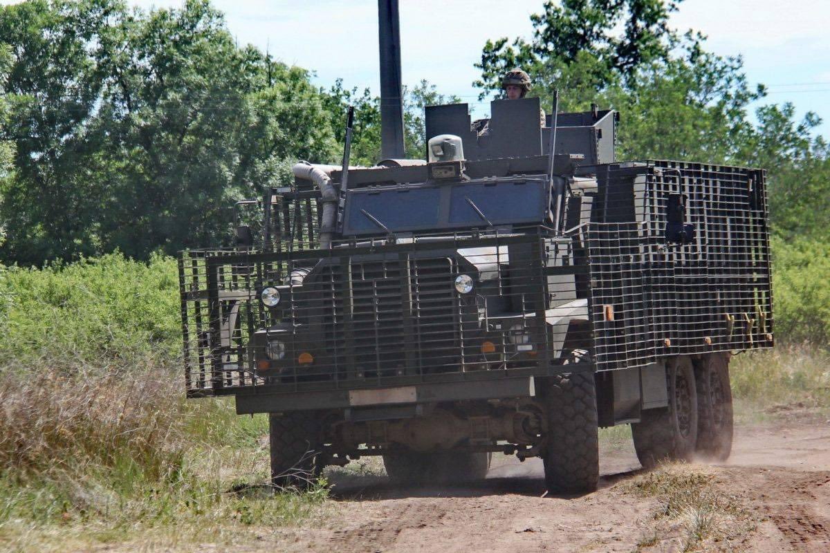 British-donated Mastiff Protected Patrol Vehicle MRAP currently in use by Ukrainian Marines, Defense Express