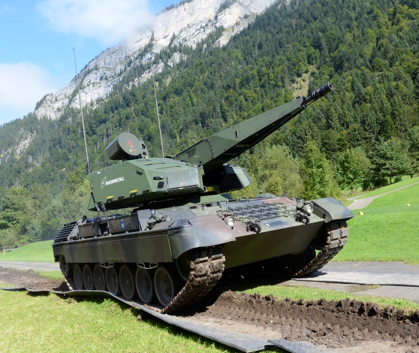 Skyranger 35 on Leopard 1 chassis, September 2024