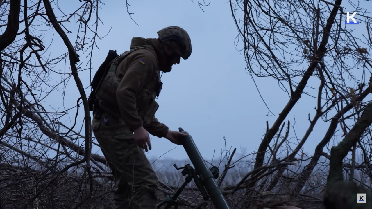 The work of the Ukrainian Defense Forces' 82-mm mortar in the Pokrovsk direction without a protected position, March 2025, How Do Special Hidden Mortar Positions Work On The Example of Ukrainian Mortarmen