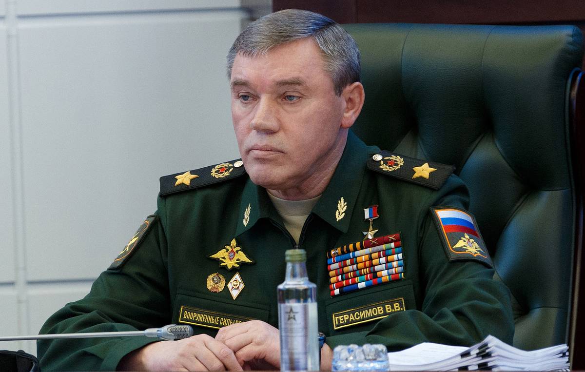 Chief of the General Staff of the russian army Valery Gerasimov