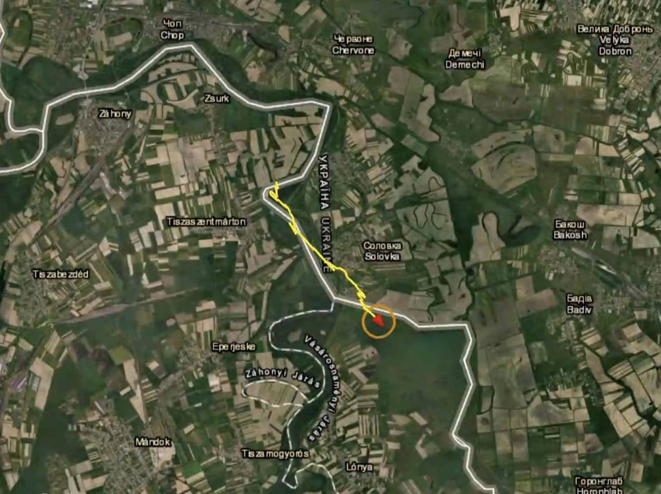 The General Staff of the Armed Forces of Ukraine Declares Invasion of UAVs from Hungary