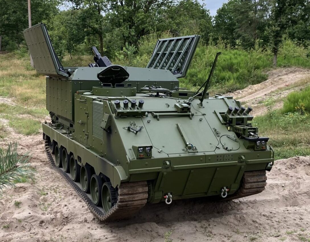 MWS120 Ragnarok self-propelled mortar on tracked ACSV G5 chassis
