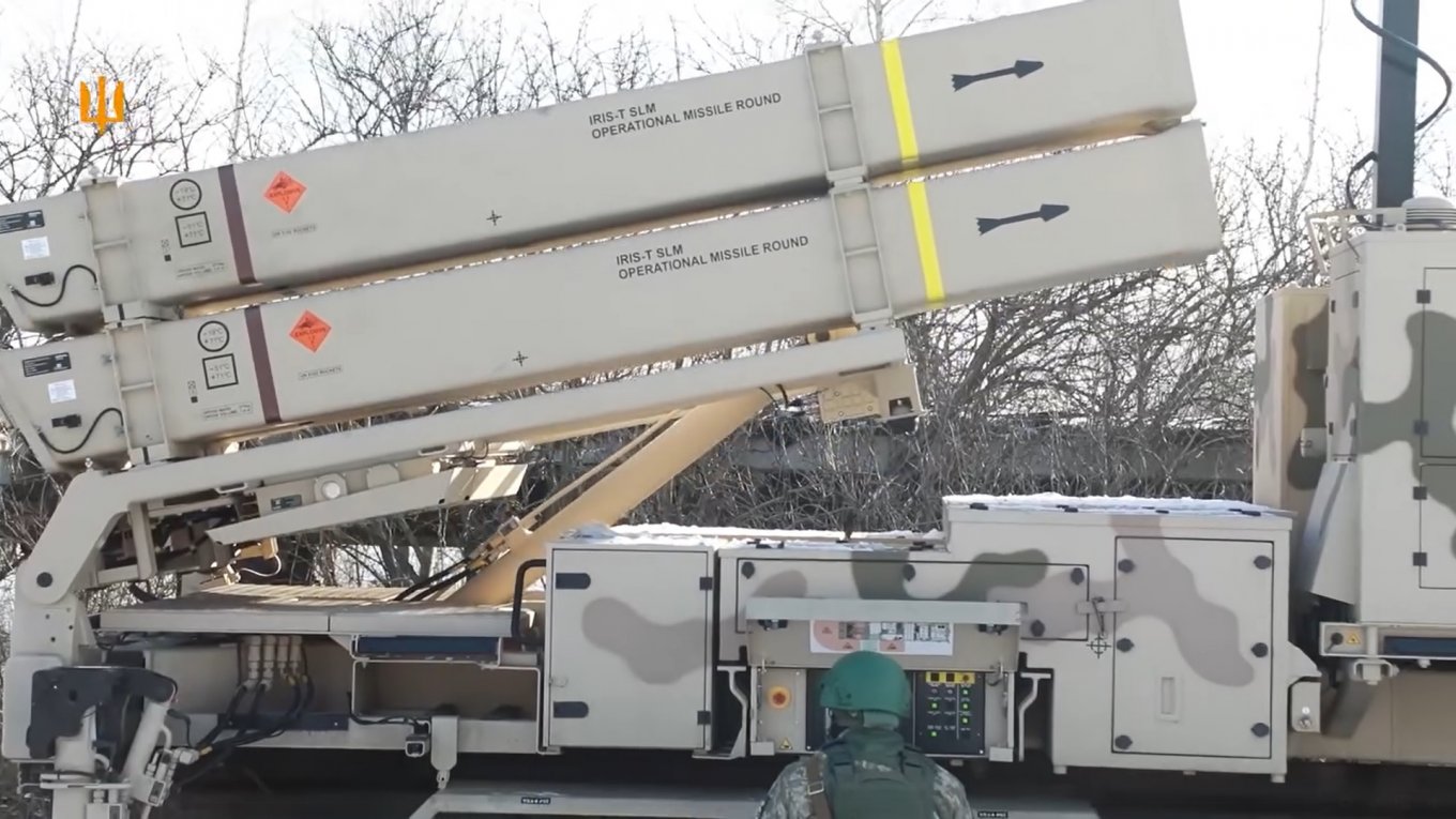 IRIS-T missiles in the containers on an SLM launcher, Ukraine, May 2023 / Defense Express / Diehl Reveals the Number of IRIS-T SLM Systems in Ukraine and When to Expect Next One to Come