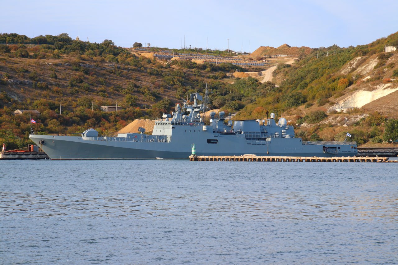 Admiral Essen, frigate of the Black Sea Fleet of the russian Navy, September 2022