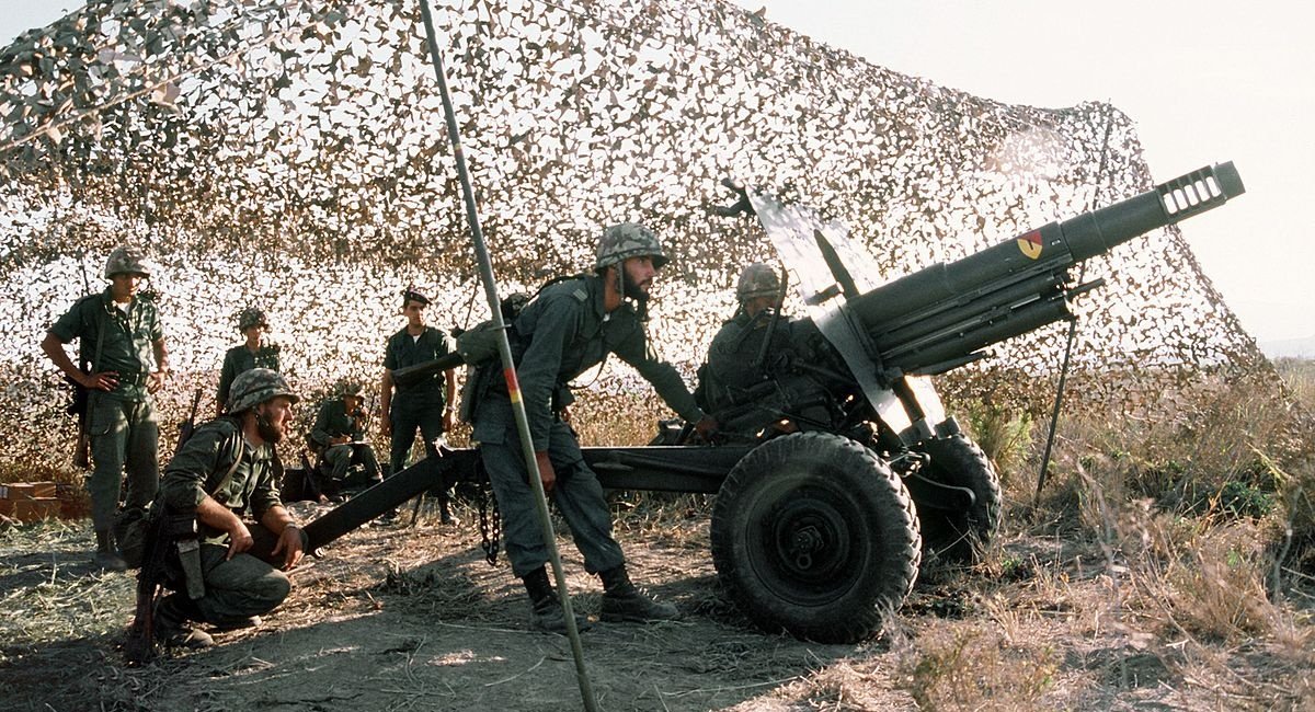 Spanish OTO Melara Mod 56 howitzer