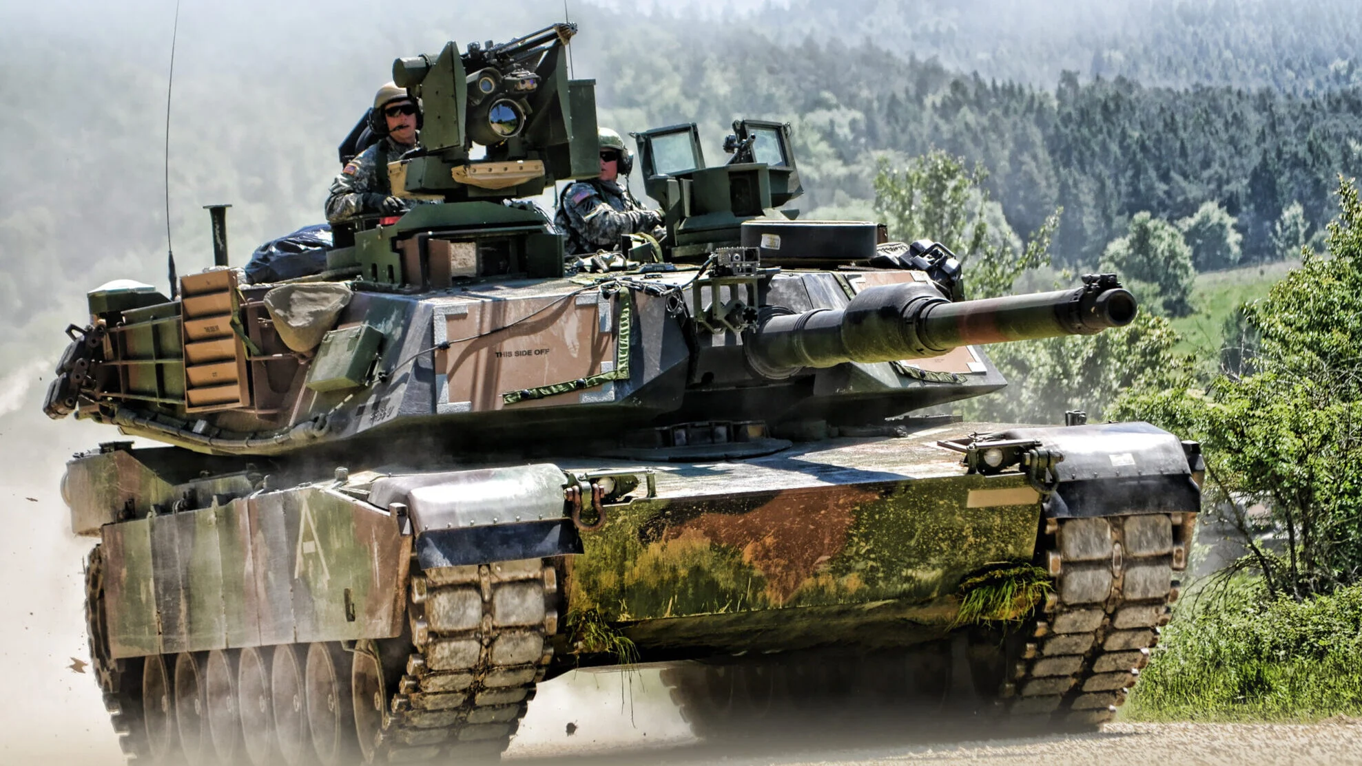 The General Dynamics M1A2 SEPv3 Abrams tank.