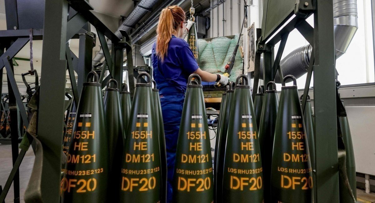 Rheinmetall Receives New Order to Manufacture Tens of Thousands of 155-mm Artillery Shells by 2027