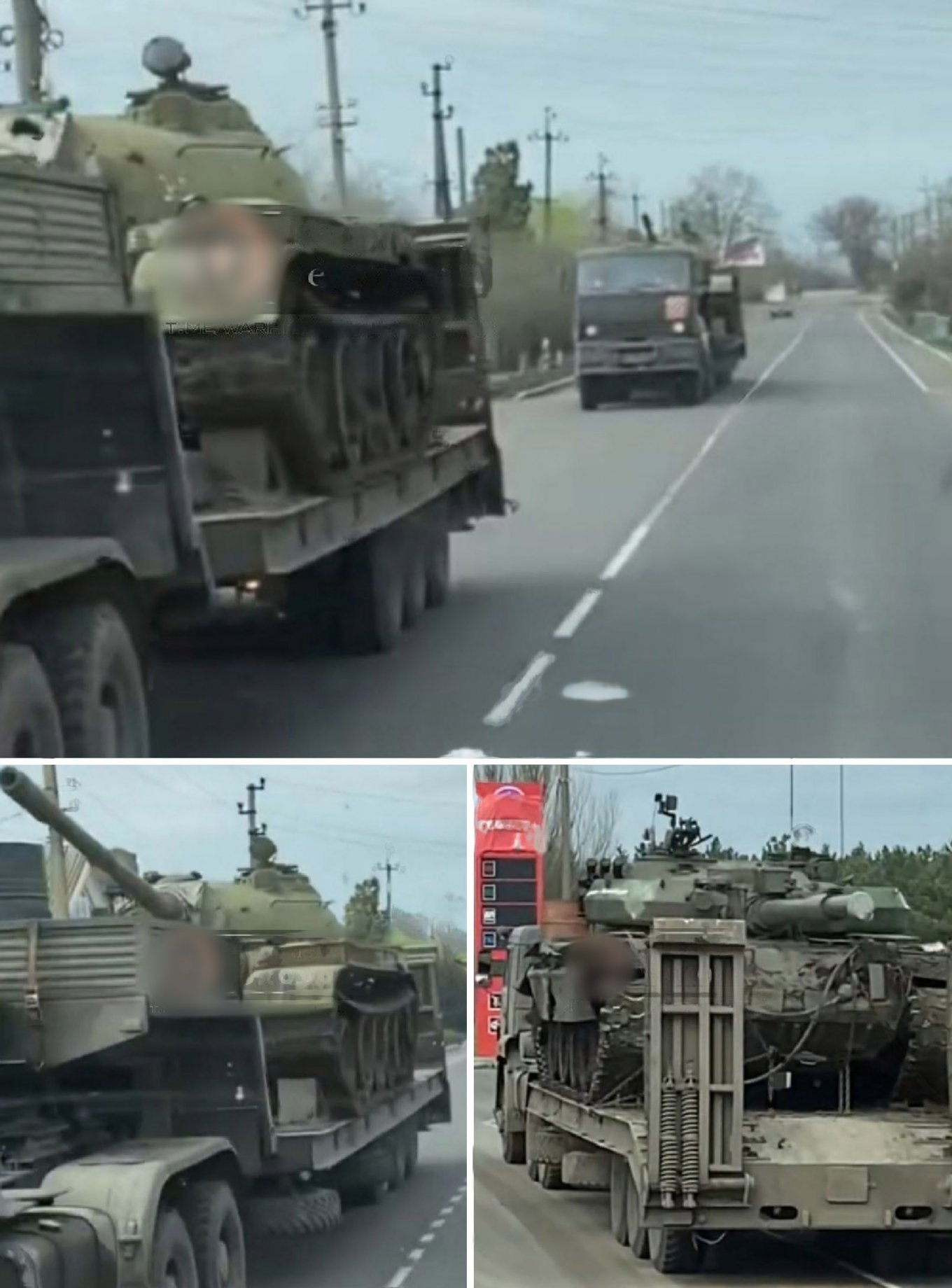 The transportation of the T-54, T-55 and T-62M tanks Defense Express Defense Express’ Weekly Review: the russians Lost Another T-90M Tank, Installed Artillery Control System on the Rakushka APC and Ukraine Has Received Croatian RAK-SA-12 MLRS and Going to Get $300 Million Aid with the Hydra-70 Rockets