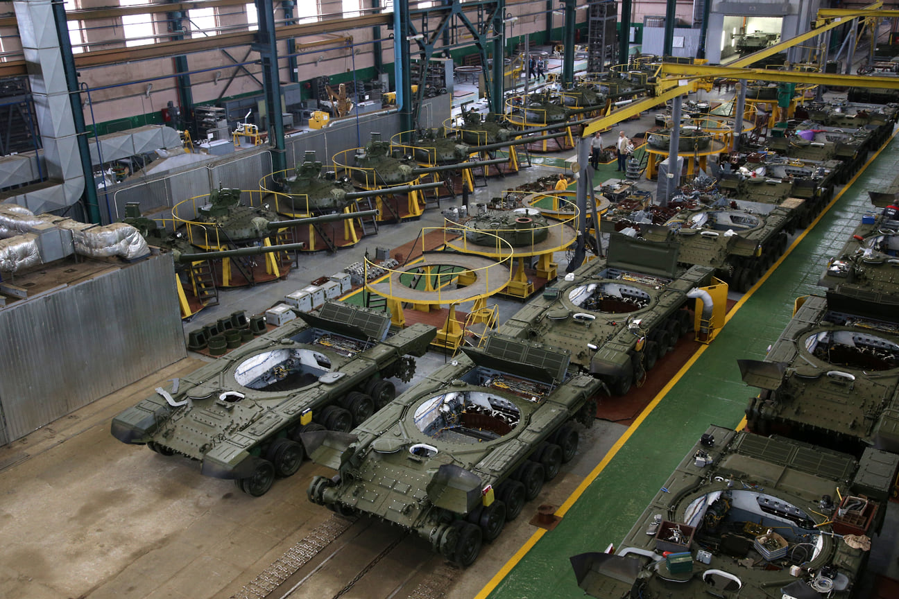 Armor production at Uralvagonzavod