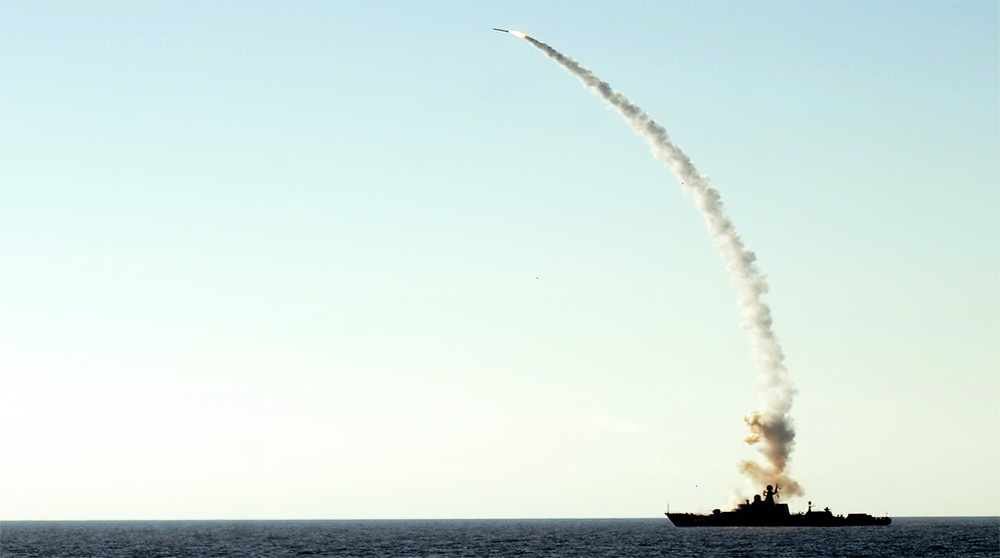 Launch of the enemy’s Calibr missile, Five russia’s Warships with Calibr Missiles Went to Sea to Be Striked by Ukraine’s Neptune Anti-Ship Missiles,Defense Express