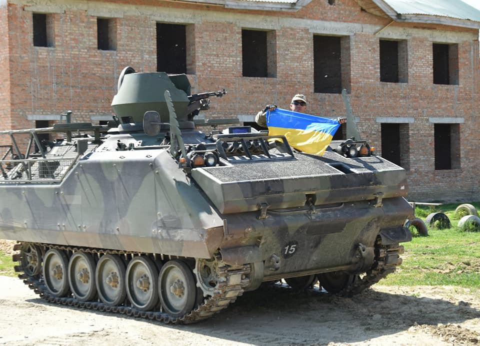 An YPR-765 infantry fighting vehicle