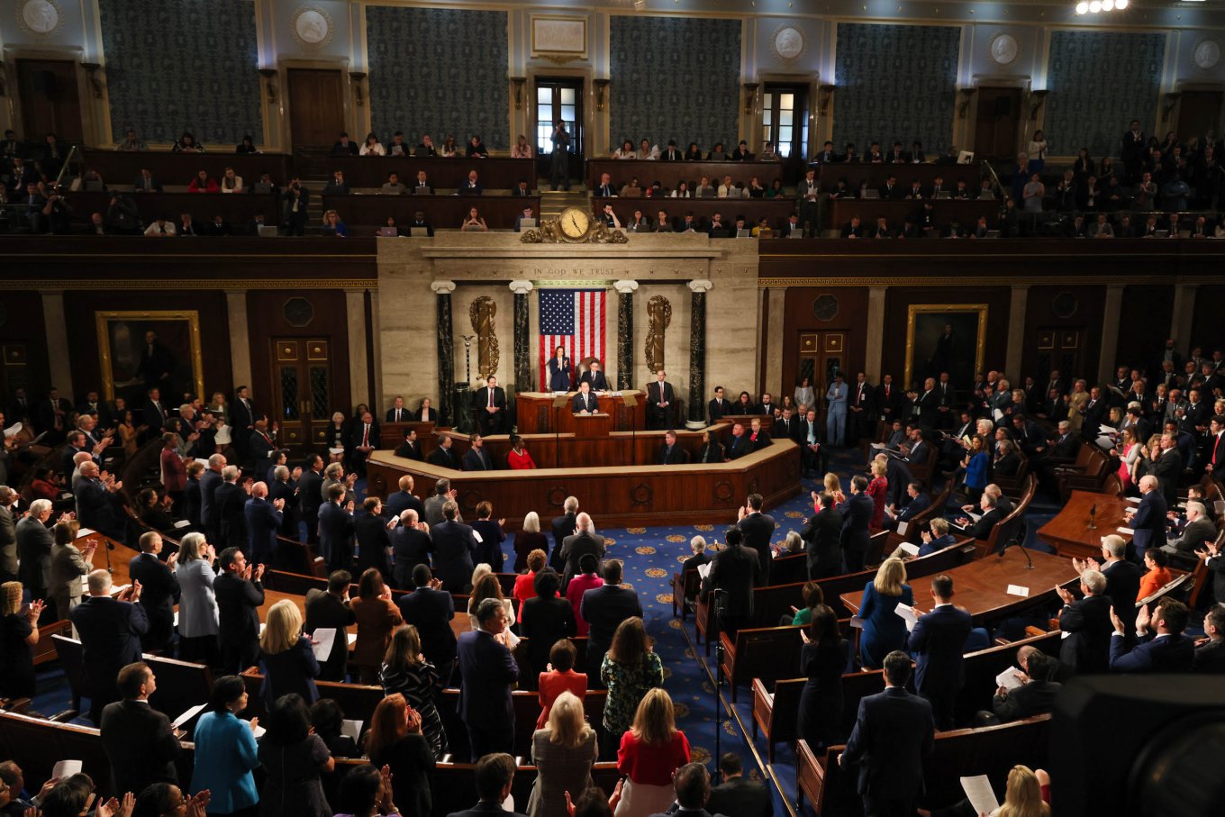 Japanese PM Fumio Kishida during his address to the US Congress, April 11th, 2024 / Defense Express / Second Harbinger for USA: Japanese PM at Congress Says Ukraine Situation is a Marker of US Reliability