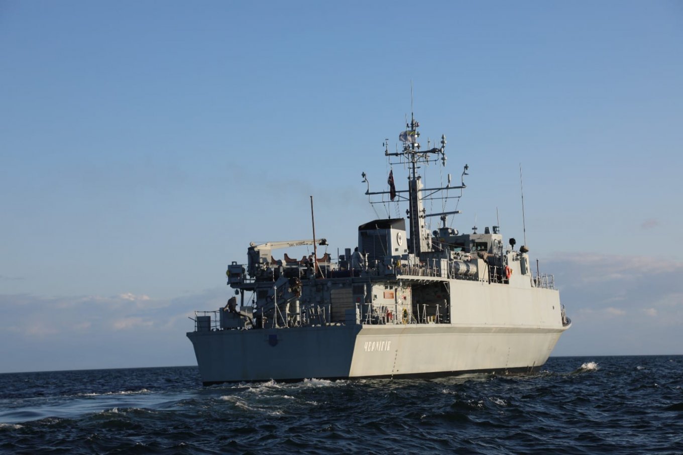 Two Ukrainian Ships Are Participating in Multinational Exercises in Great Britain, The Chernihiv mine countermeasures ship , Defense Express