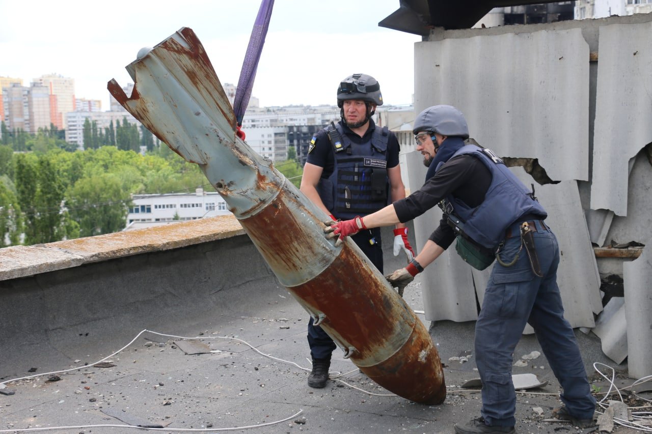 State Emergency Service of Ukraine / FAB-500 air bomb