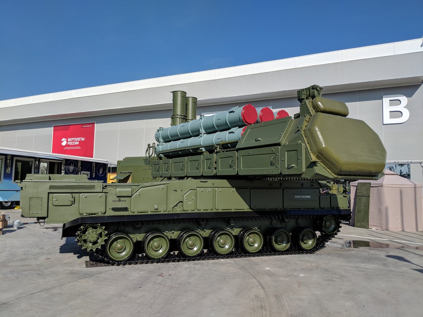 9A317M self‑propelled launcher from the Buk‑M3 system