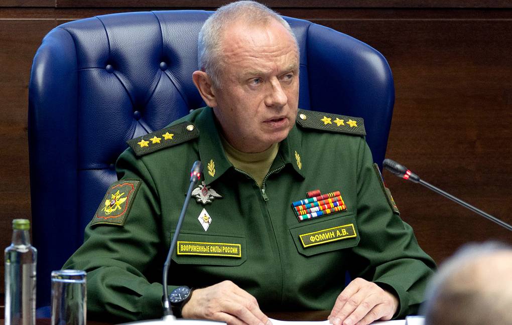 Russian Deputy Defense Minister Alexander Fomin