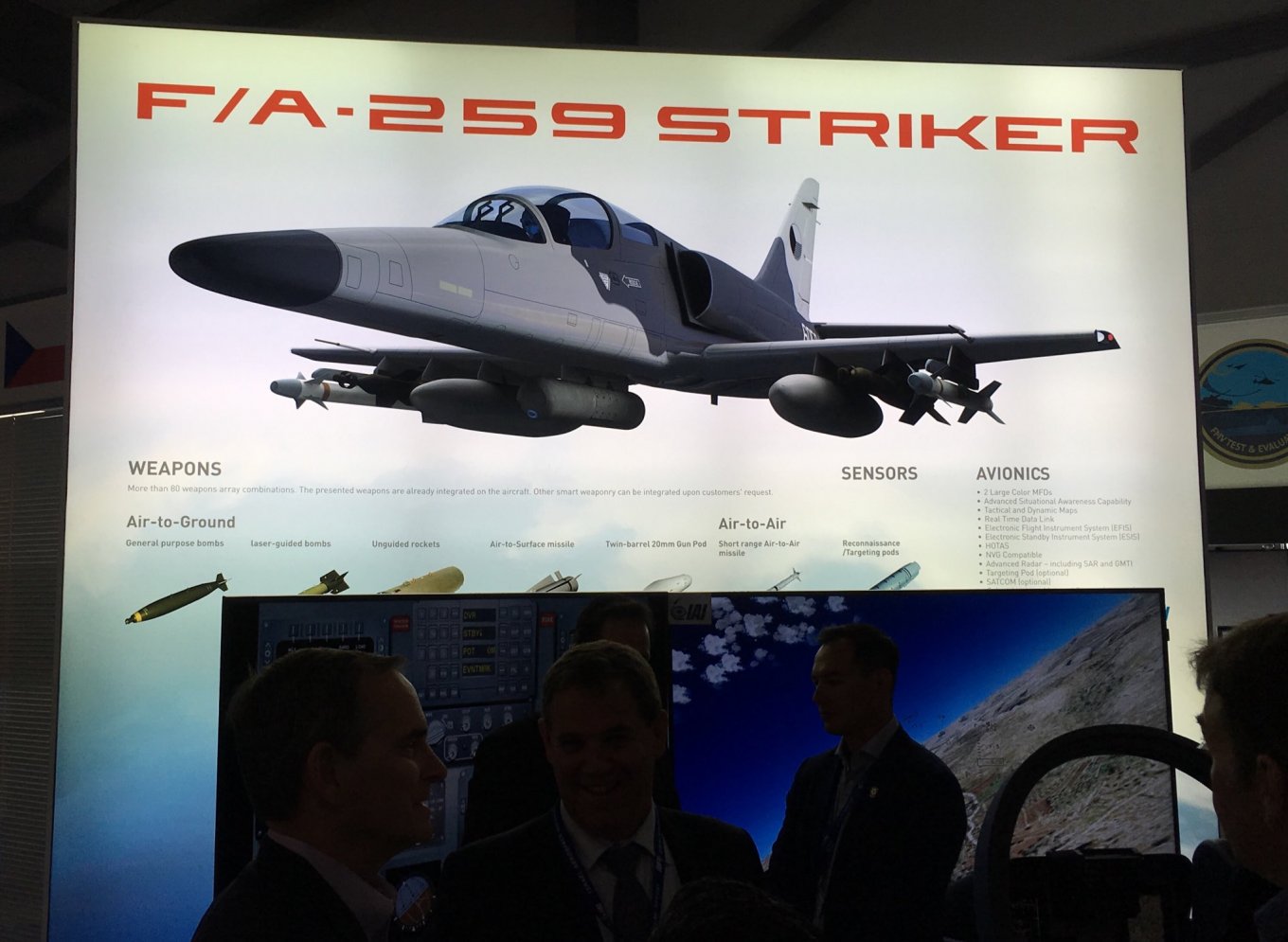 The first presentation of the F/A-259 at the aircraft forum in Farnborough, 2018