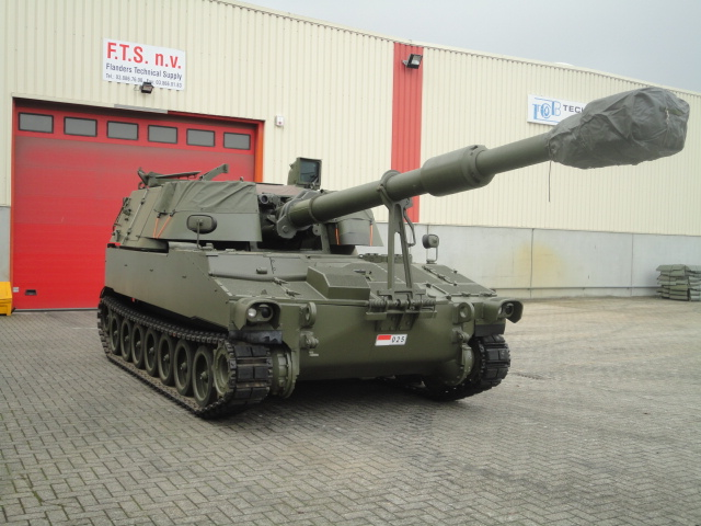 M109A4BE 155 mm tracked self-propelled howitzer