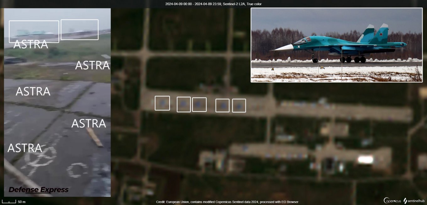 The Kushchyovskaya air base, April 9 Defense Express russian Airbase Hit: the UMPK Kits Warehouse Destroyed, Air Traffic Control Building Damaged, Aircraft Possibly Affected