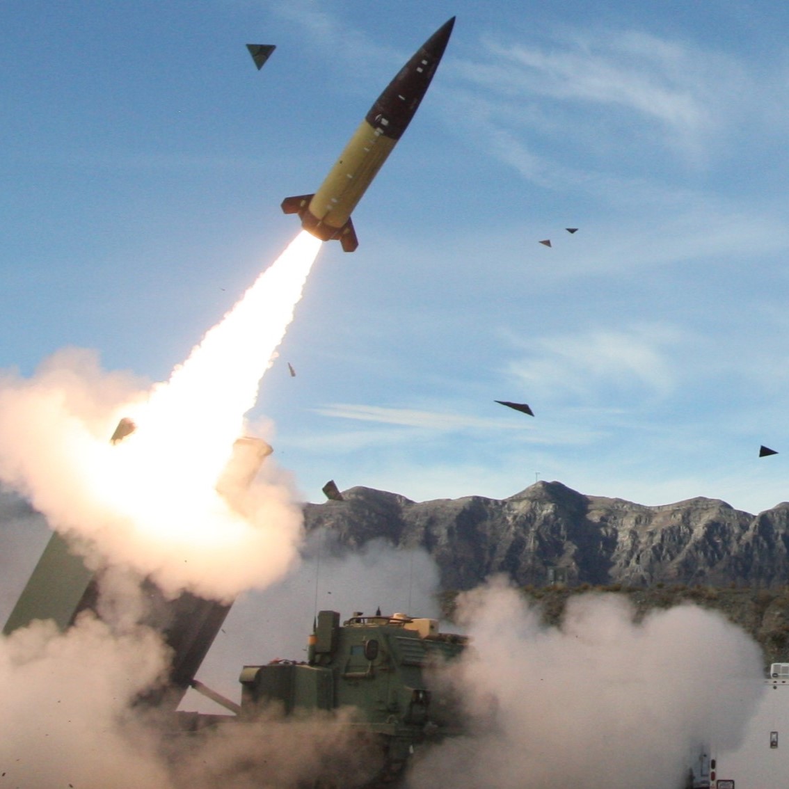 ATACMS missile launch from M270 MLRS / Photo credit: U.S. Department of War