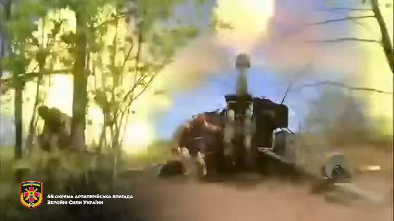 Artillerymen of Ukraine’s 45th Separate Artillery Brigade Show How They Eliminate Enemy Equipment , Defense Express