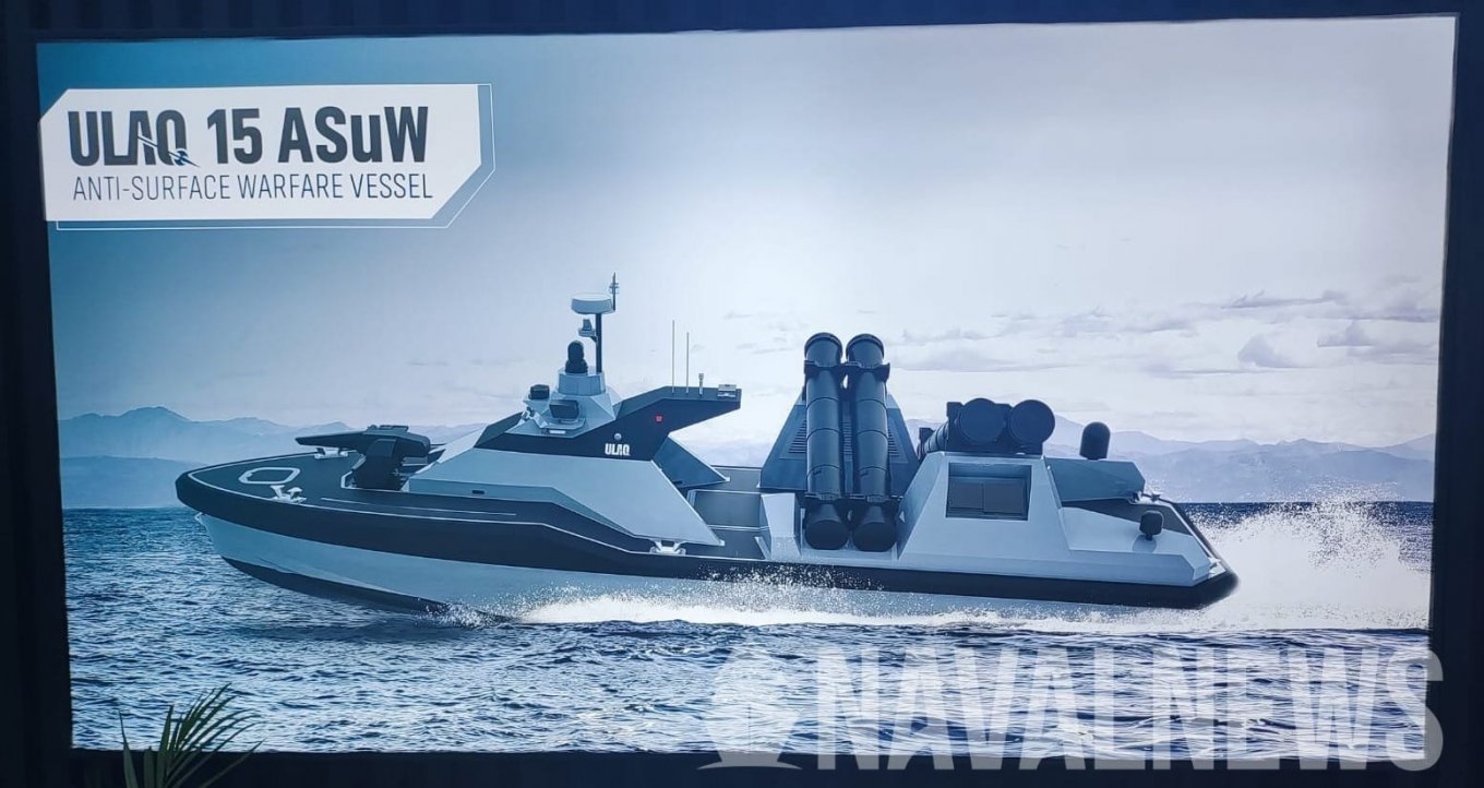 ULAQ 15 ASuW unmanned boat