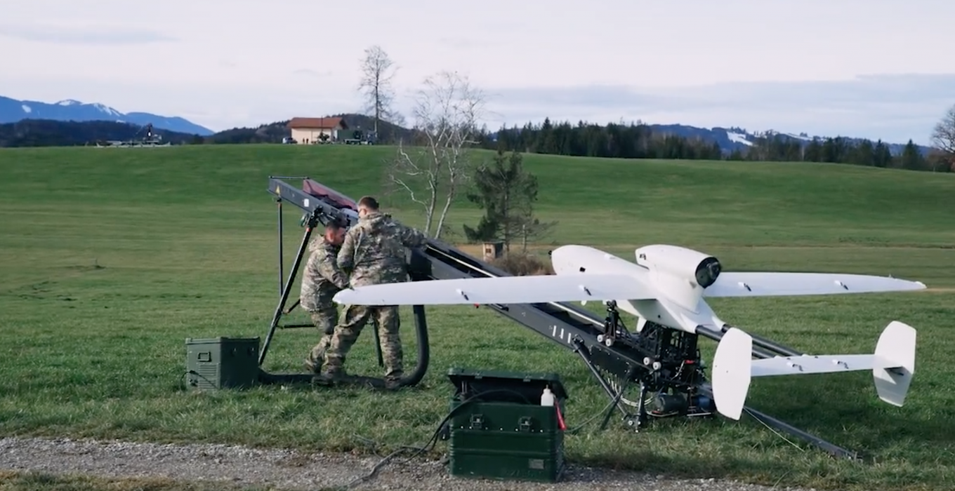 Screenshot from the Rheinmetall video, What Kind of New Super UAVs That See and Hear Will Be Received by the Ukrainian Military from Germany, Defense Express