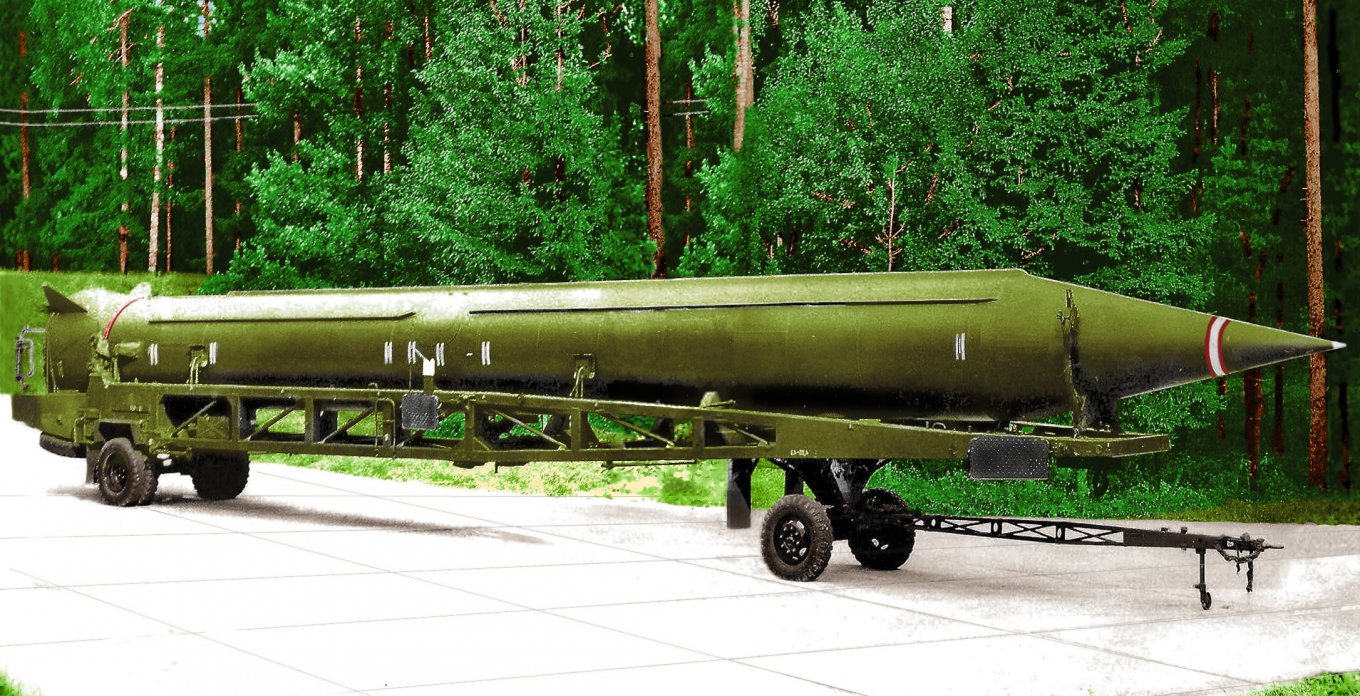 R-12 ballistic missile, archive photo