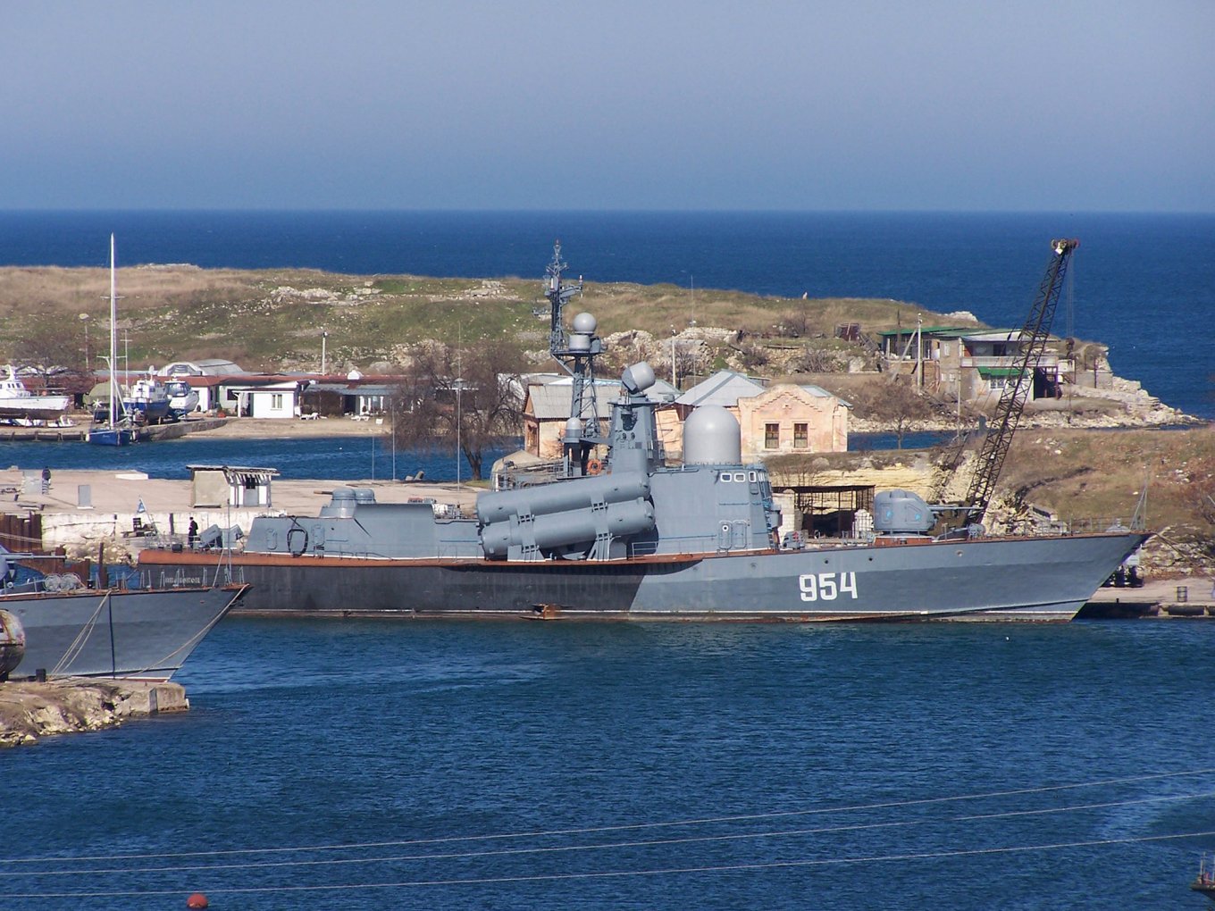 Ivanovets missile corvette of Project 1241 back in its better days