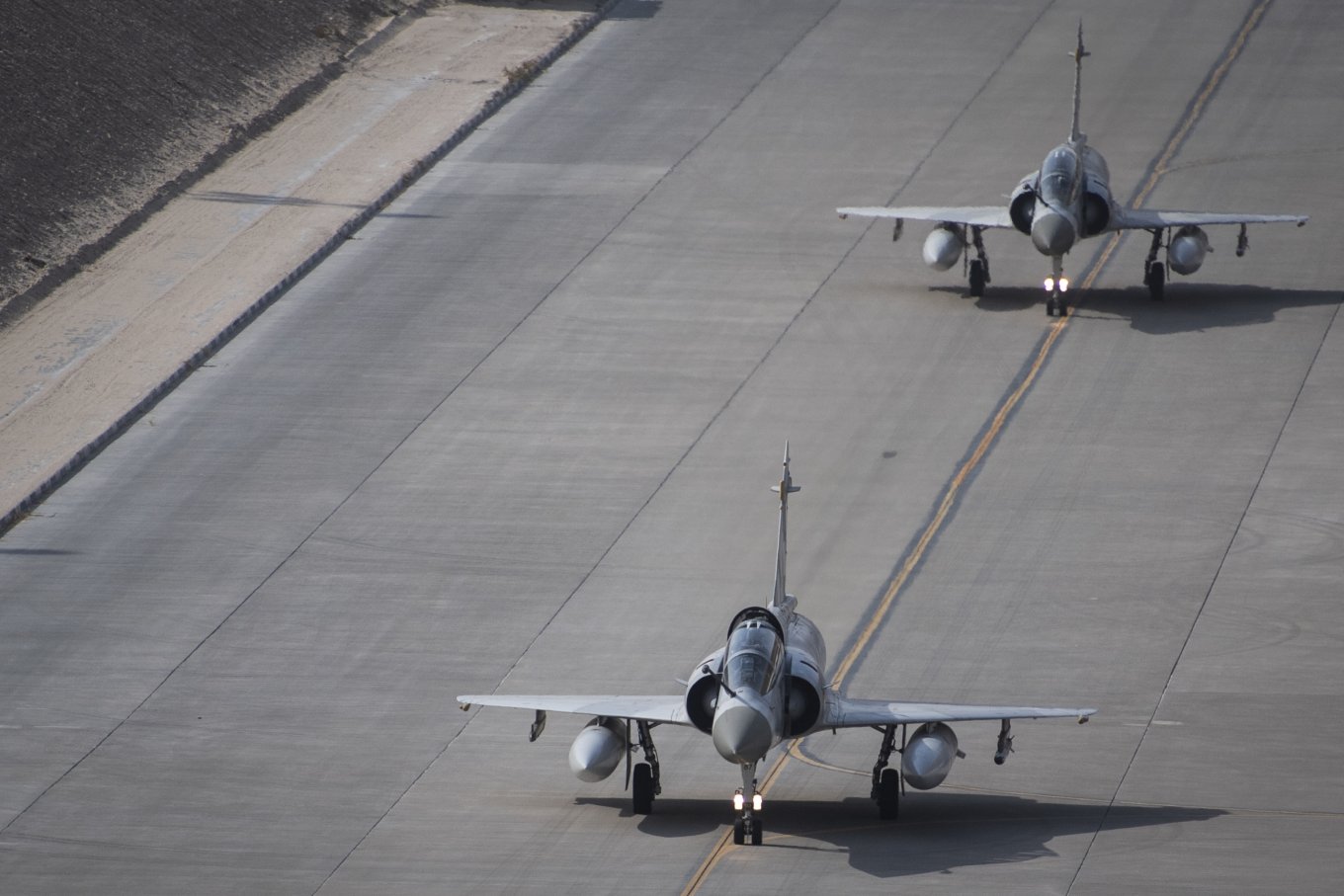 Mirage 2000-5EDA/DDA fighters of the Qatar Air Force