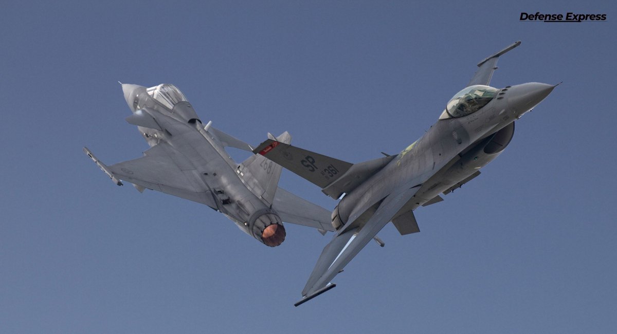 F-16 and Gripen fighters