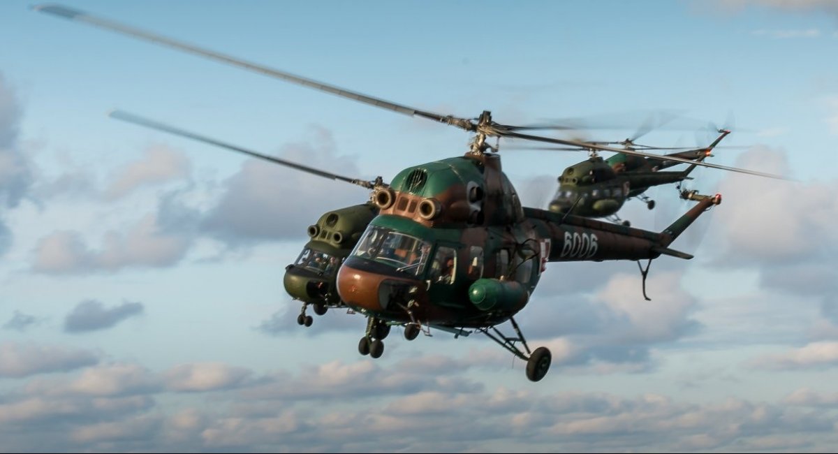 Polish Army Mi-2 helicopters