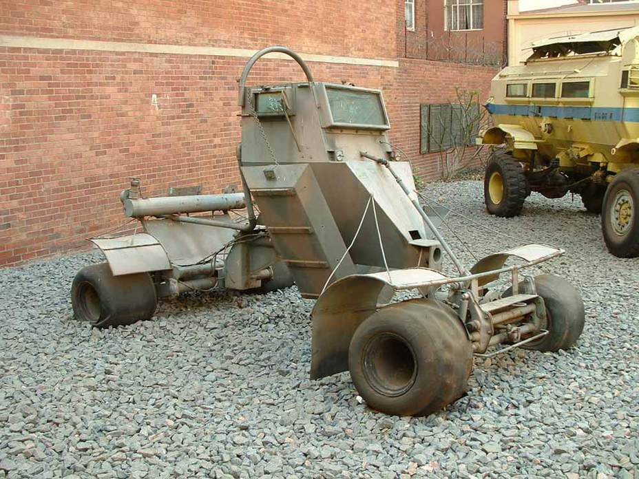 South African Pookie mine-resistant vehicle with Formula 1 racing tires, Who’s Building World’s First TigerShark Kamikaze Drone Using Formula 1 Tech—And Why This Approach Is So Unique