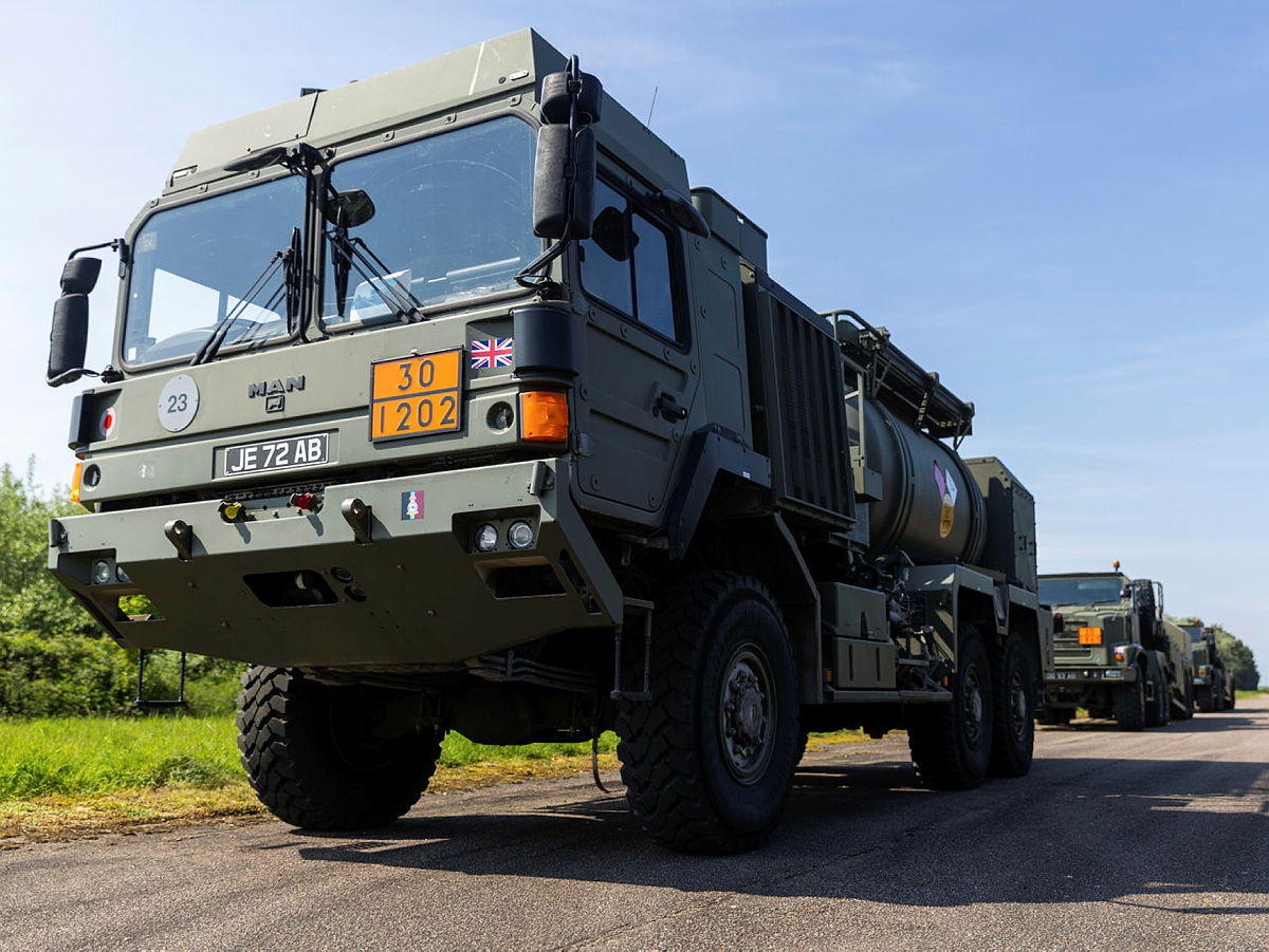 British Army MAN HX fuel tanker