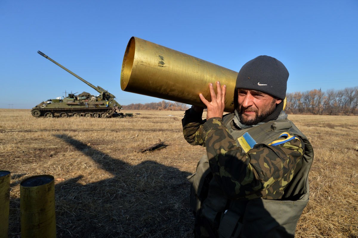 Ukrainian self-propelled artillery system Hiatsynt